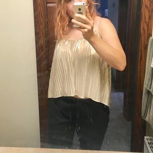 Abercrombie & Fitch Tops - Abercrombie & Fitch gold boho festival flowy tank Abercrombie & Fitch Tops - Abercrombie & Fitch gold boho festival flowy tank